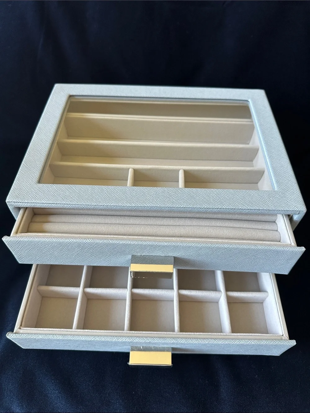 Stackers Classic Jewelry Box Set - Dusky Blue